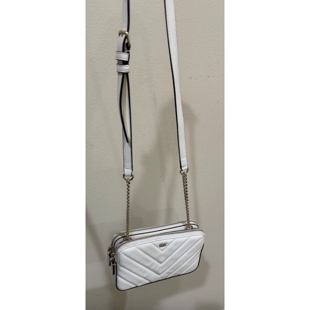 White DKNY crossbody - Picture 4 of 8